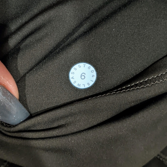 Lululemon Fast and Free Crop 19" Dark Olive - Picture 7 of 7